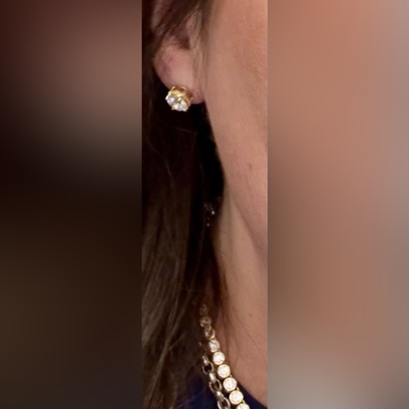 Freida Rothman 925 Sterling Silver Gold plated stud Earrings - Picture 6 of 6